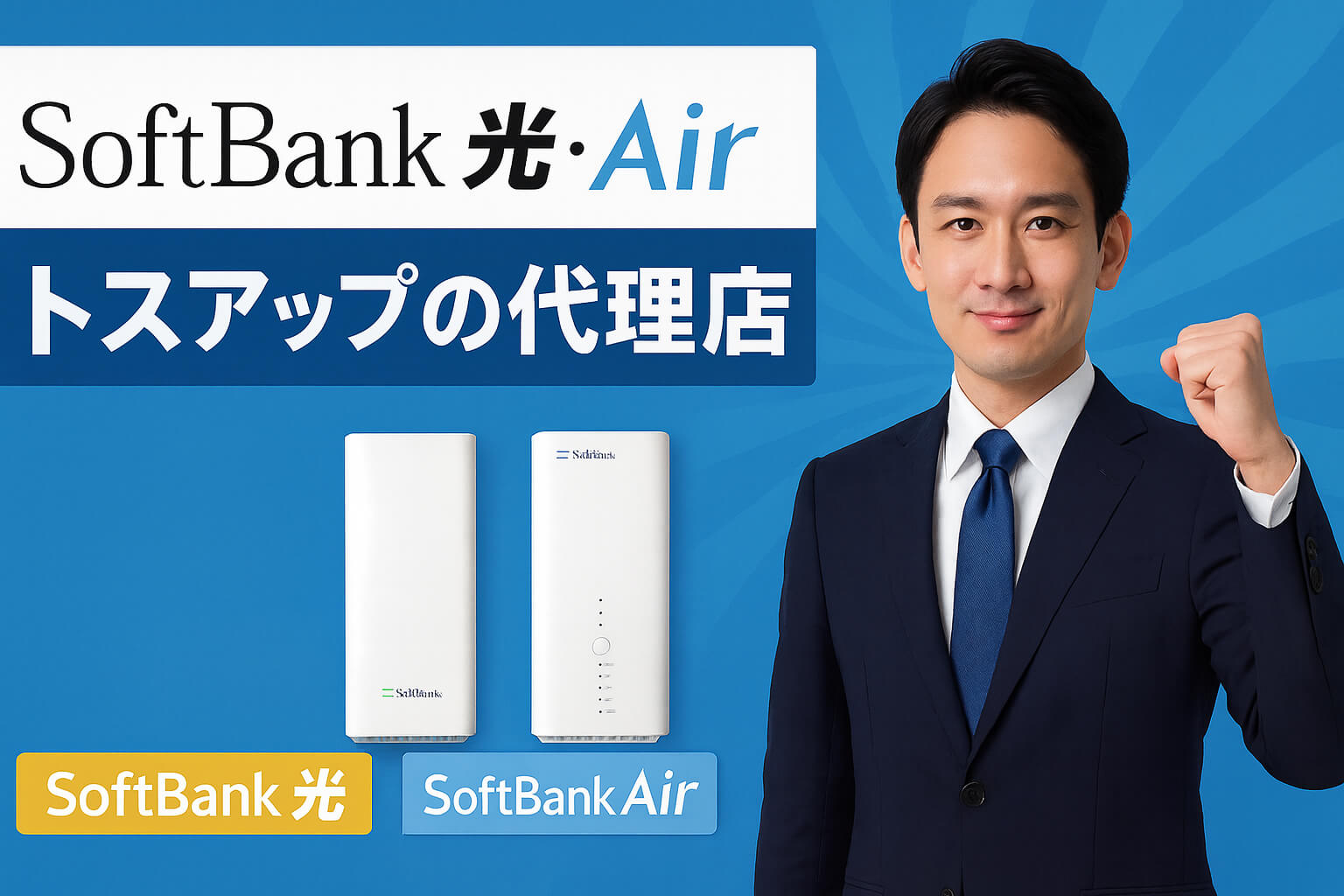 【SoftBank光・Air】トスアップの代理店